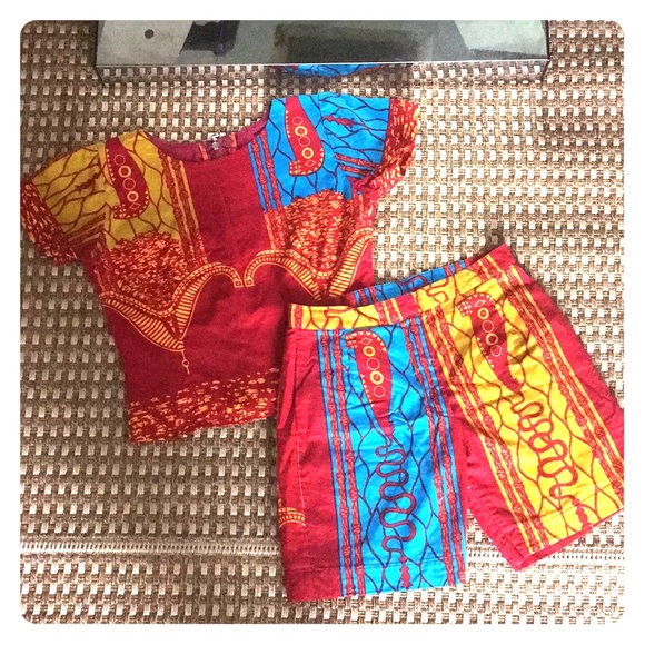 Pants - Custom print co-ord short set